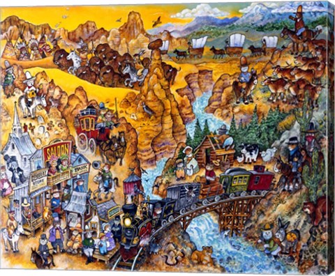 Framed How The West Was Won Print