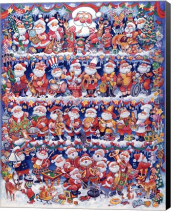 Framed Will The Real Santa 2 Print