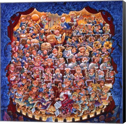 Framed Concertanti Furioso Print