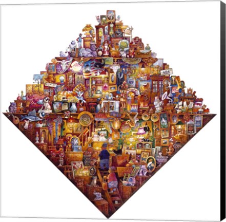 Framed Antique Attic Print