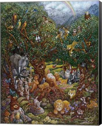 Framed Adam &amp; Eve Print