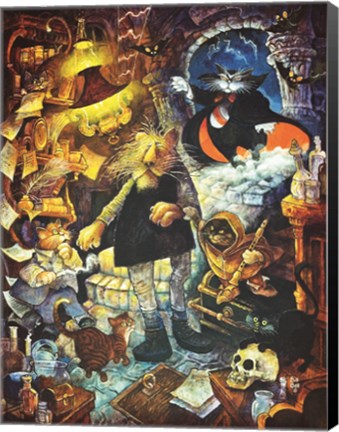 Framed Catula&#39;s Castle Print