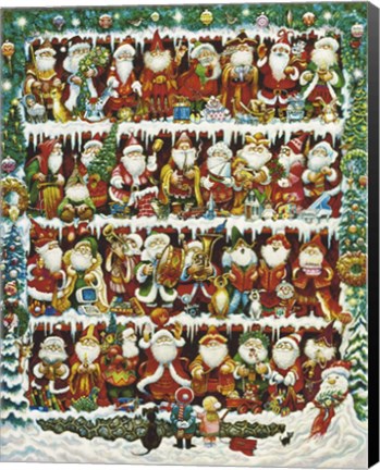 Framed Will The Real Santa Print