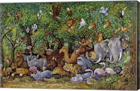 Framed Noah And Friends (Part 2) Print