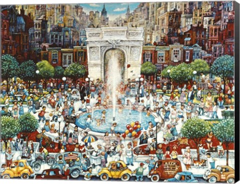 Framed Washington Square Print