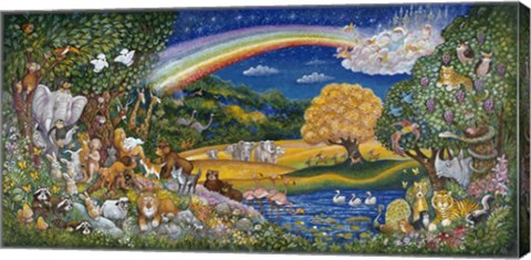 Framed Put Them In The Garden Print