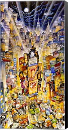 Framed Showtime On Broadway Print