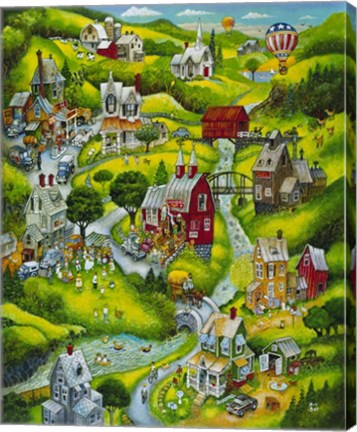 Framed Country Summer Print