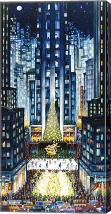 Framed Rockefeller Christmas Print