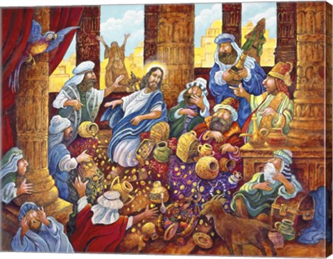 Framed J.C. &amp; Money Lendors Print