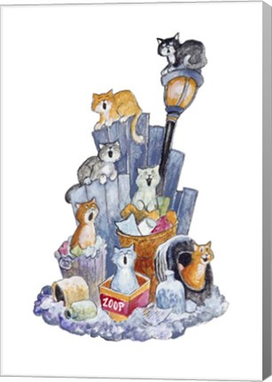 Framed Singing Seven Print