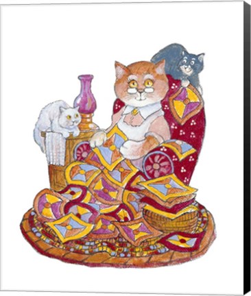Framed Quilting Print