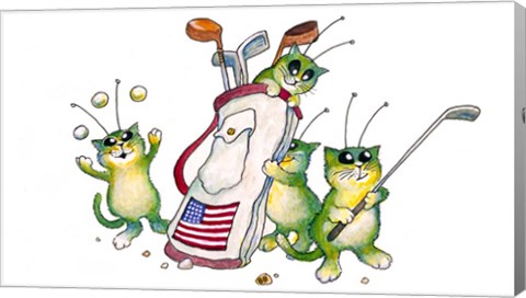 Framed Martian Pga Print