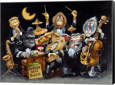 Framed New Nairobi Jazz Band Print