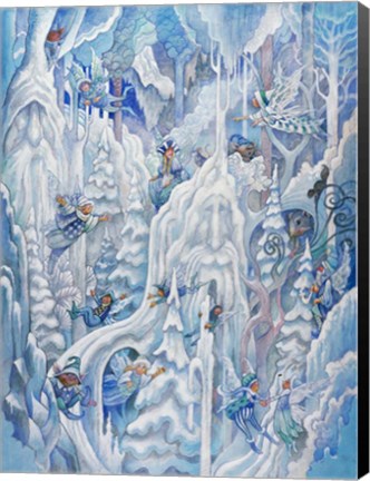Framed Ice Fairies Print