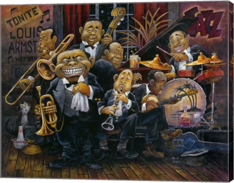 Framed Satchmo Print