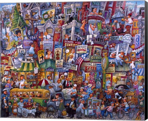 Framed Where I Show Up... Print