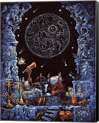 Framed Astrologer Print