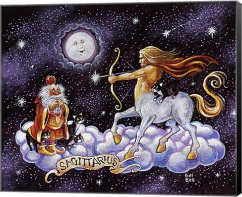 Framed Sagittarius Print