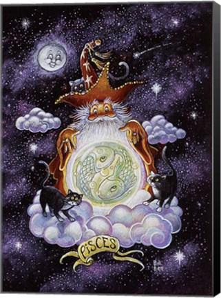 Framed Pisces, Print