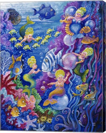 Framed Little Little Mermaid Print