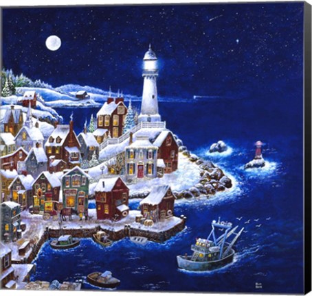 Framed Night Light Print