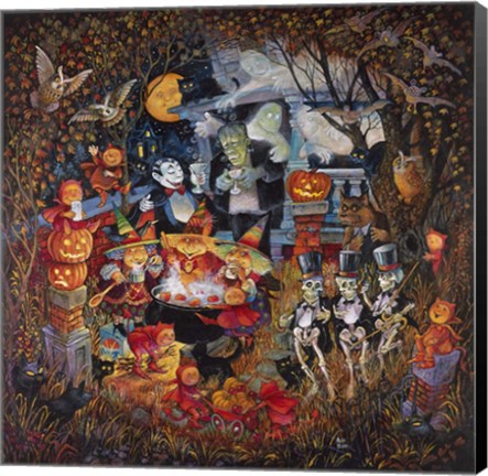 Framed Monsters Night Out Print