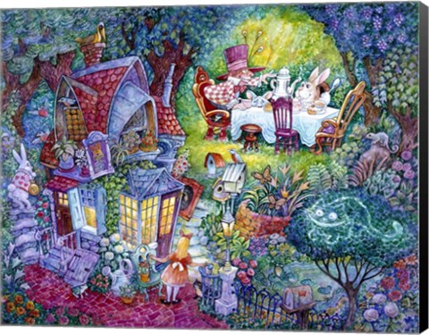 Framed Alice And The Hatter Print