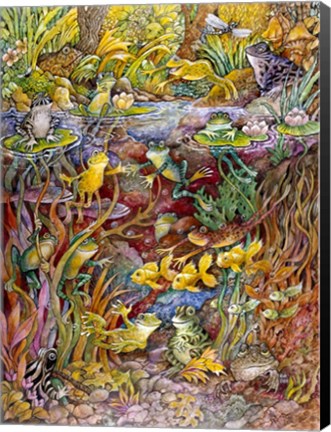 Framed Leap Frog Print