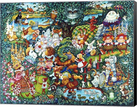 Framed Wonderland Print