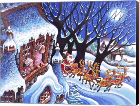 Framed Away We Go Print