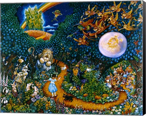 Framed Land Of Oz Print