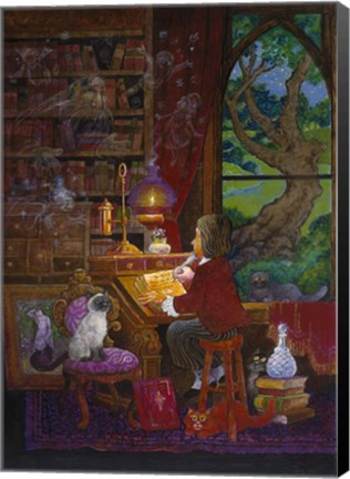 Framed Taking Notes Print