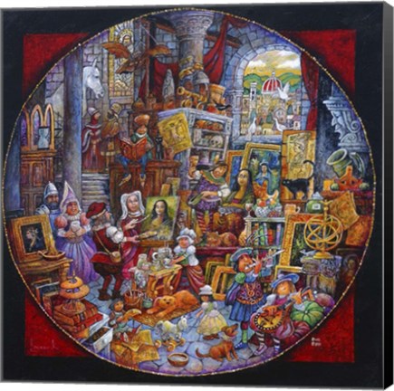 Framed Leonardo&#39;s Masterpiece Print