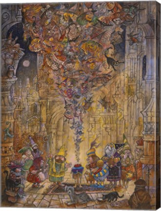 Framed How Many Witches Print