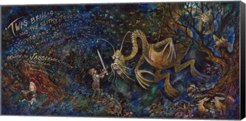 Framed Jabberwocky Print