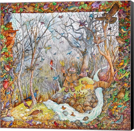 Framed Francis and Friends Print