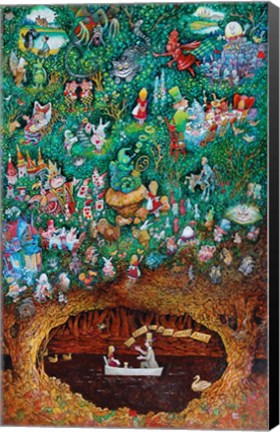 Framed There Once Was A Girl Named Alice Print