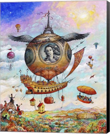 Framed Voyage of the Minerva Print