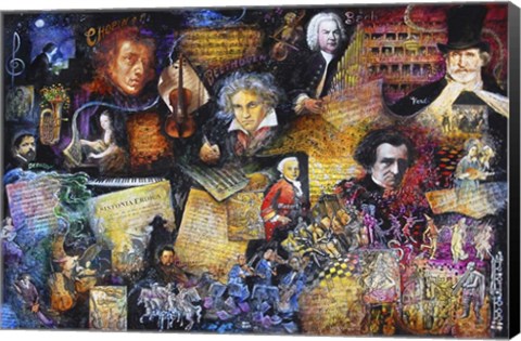 Framed Art of Music Print