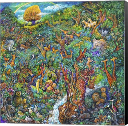 Framed Garden of Eden Print