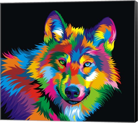 Framed Wolf Print