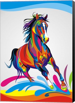 Framed Horse Print