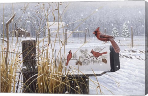 Framed Country Red Print