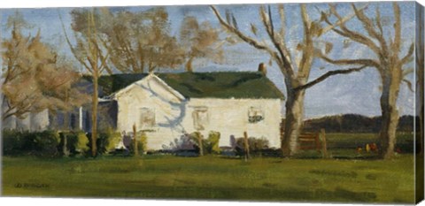 Framed Columbus Farm House Print
