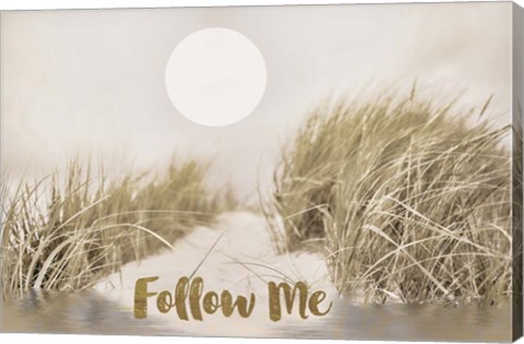Framed Follow Me Print
