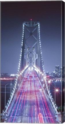 Framed Oakland Bridge 3 Color Print