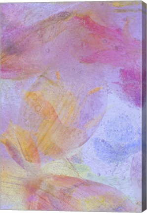 Framed Flores en Hielo Compo 3 Print