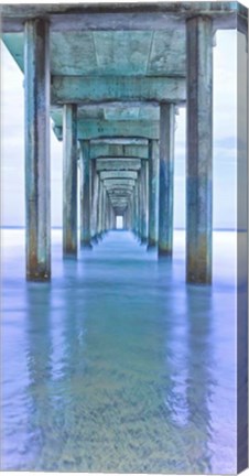 Framed Muelle Vertical Pano Print