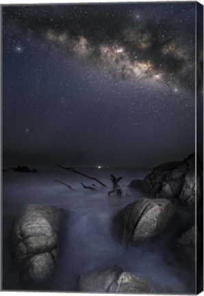 Framed Milky Way Huatulco Print